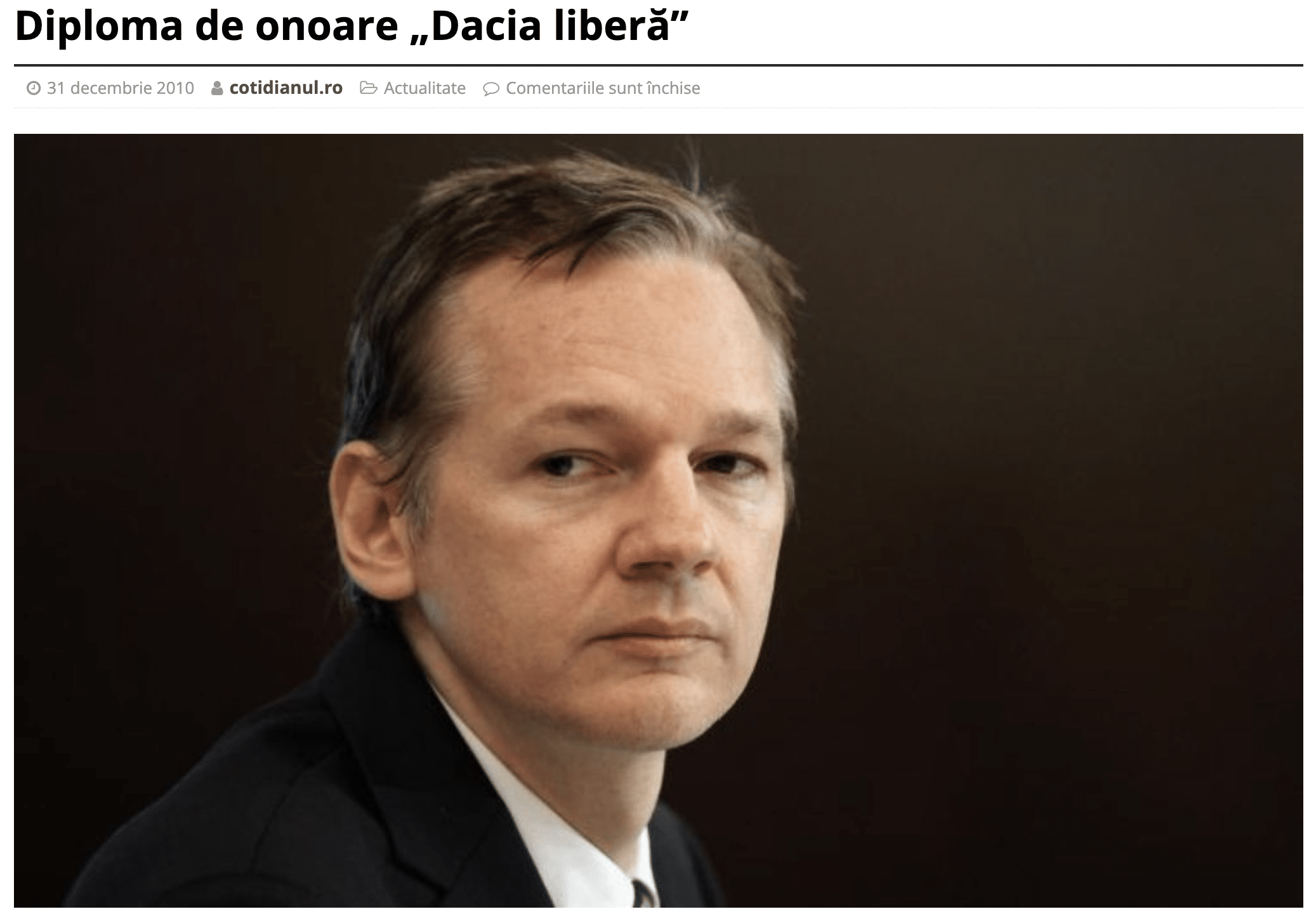 Free Dacia Award 2011