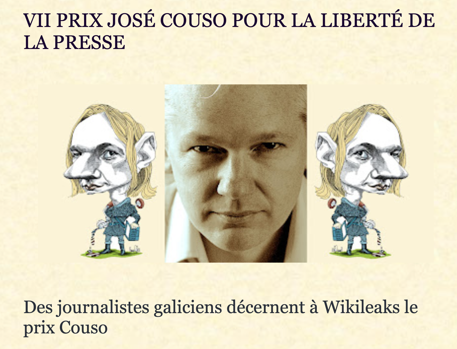 Jose Couso Press Freedom Award 2011